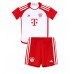 Bayern Munich Alphonso Davies #19 Barnkläder Hemma matchtröja till baby 2023-24 Kortärmad (+ Korta byxor) Billigt